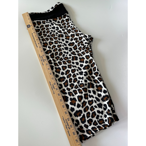NWT LuLu Cheetah print capri activewear leggings, Size XL - Picture 4 of 7